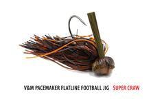 V&M Pacemaker Flatline Football Jig Super Craw