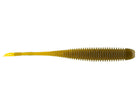 Net Bait Flat Sided Shad 4.5" Green Pumpkin
