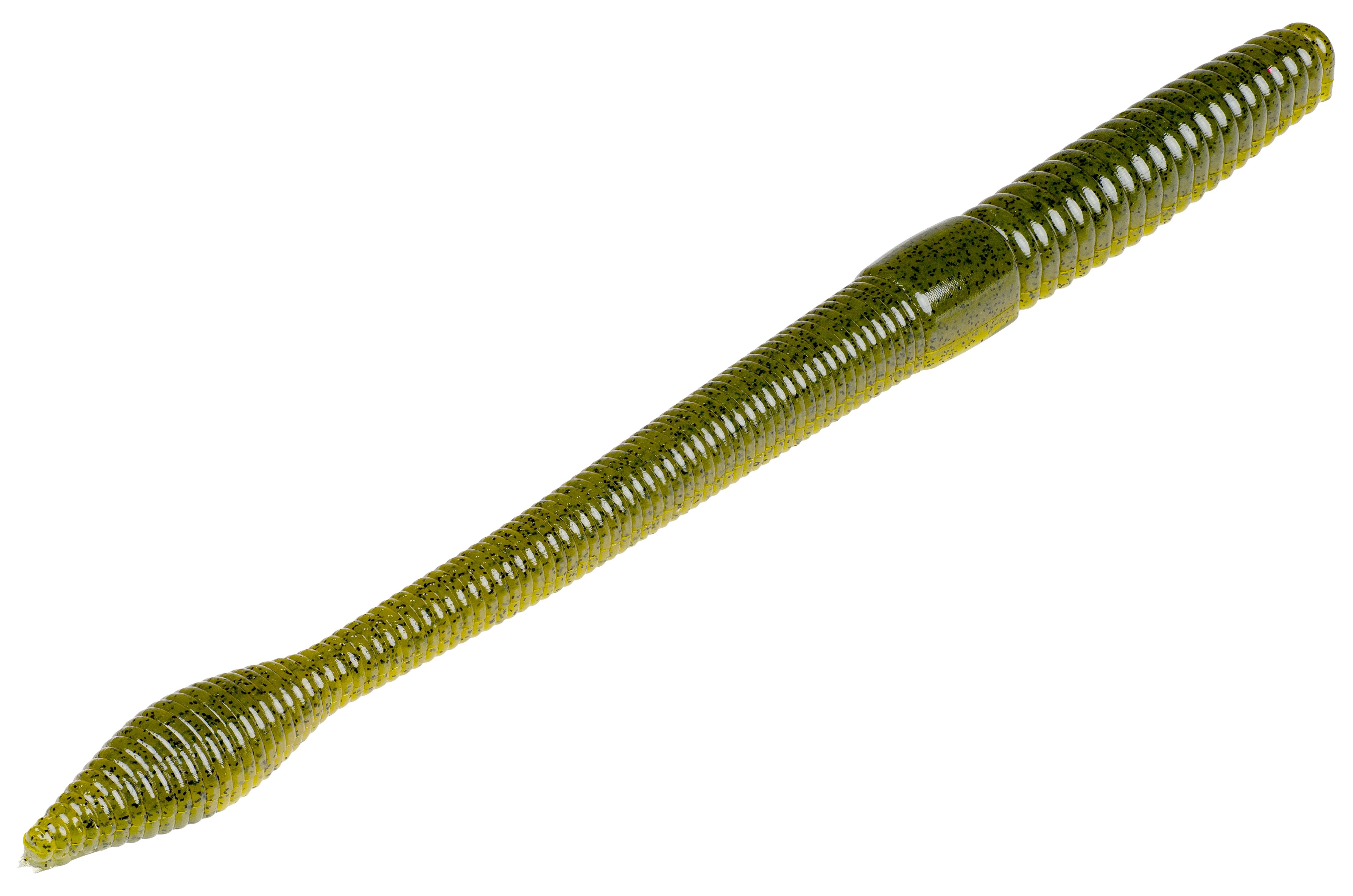 Strike King Bullworm 8" Green Pumpkin