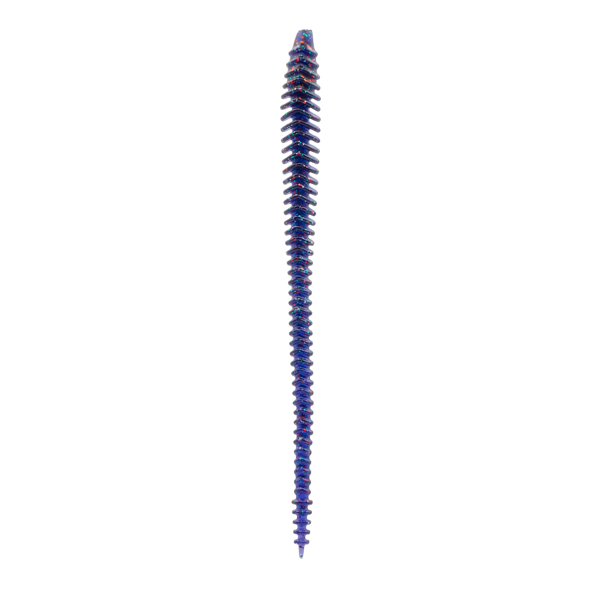 6th Sense Boosa Shakey Worm 6.5" Junebug Juice