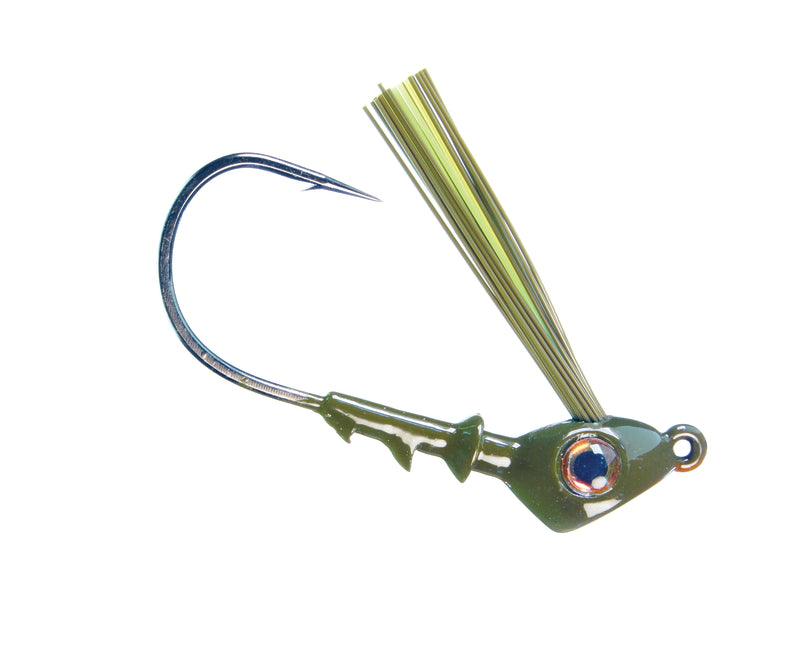 Santone Rayburn Swim Jig Heads Camo Org 5 16oz