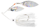 Pulsator Shattered Glass Spinnerbait Silver Flake Shad Silver Glass 3 8oz