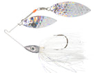 Pulsator Shattered Glass Spinnerbait Green Crystal Tinsel Silver Glass 1 2oz