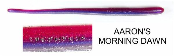 Roboworm Straight Tail 6" Aaron's Morning Dawn