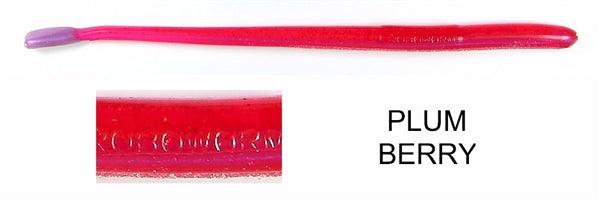 Roboworm Straight Tail 6" Plum Berry
