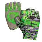Fish Monkey Stubby Guide Gloves Voodoo Swamp Green