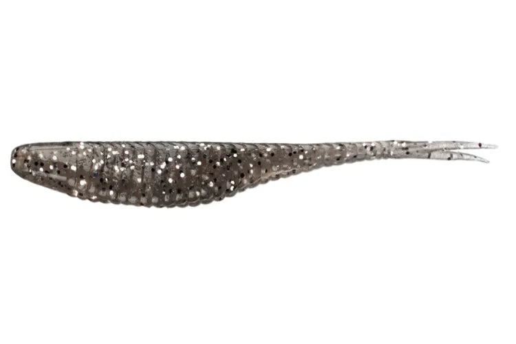 Damiki Armor Shad 3" Smoke Black Silver
