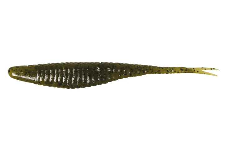 Damiki Armor Shad 5" Green Pumpkin Black