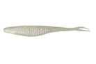 Damiki Armor Shad 5" White Silver Flake
