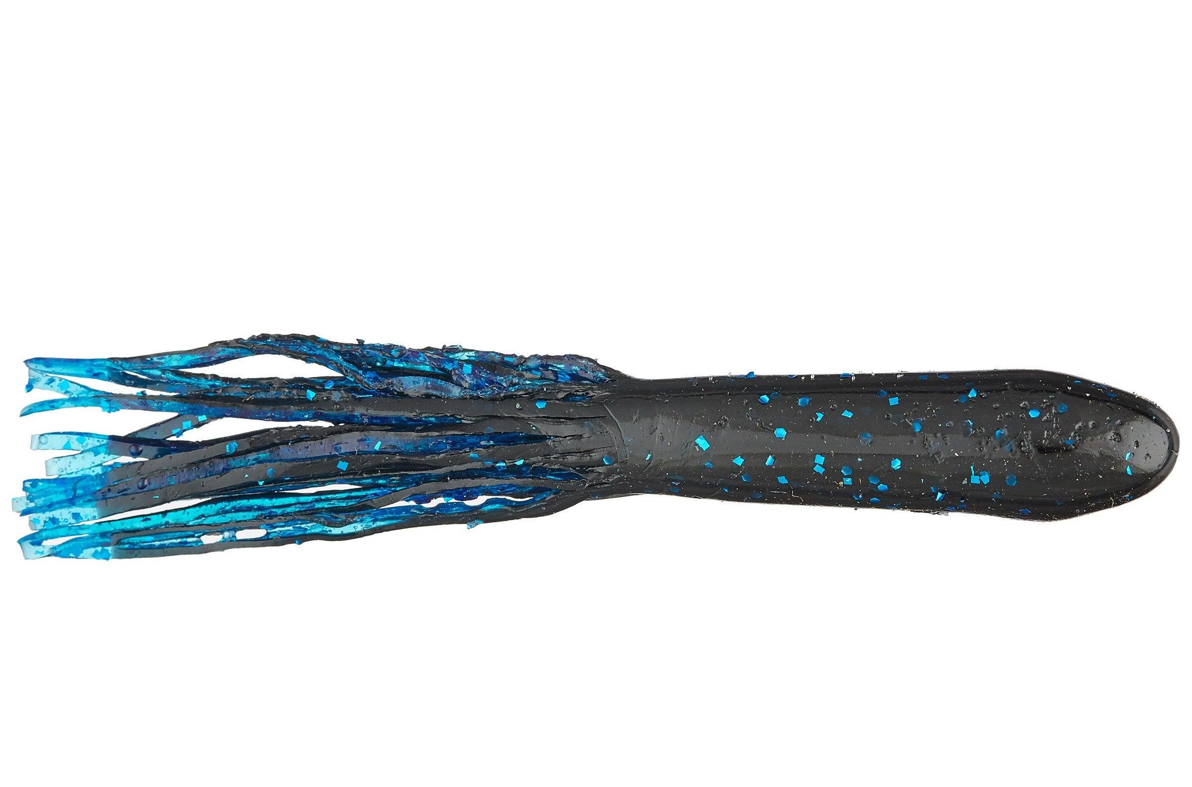 Strike King Coffee Tubes 4.5" Black Blue Flake (D)