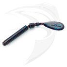 Lake Fork Trophy Lures 5" Hyper Worm Blue Flake Red