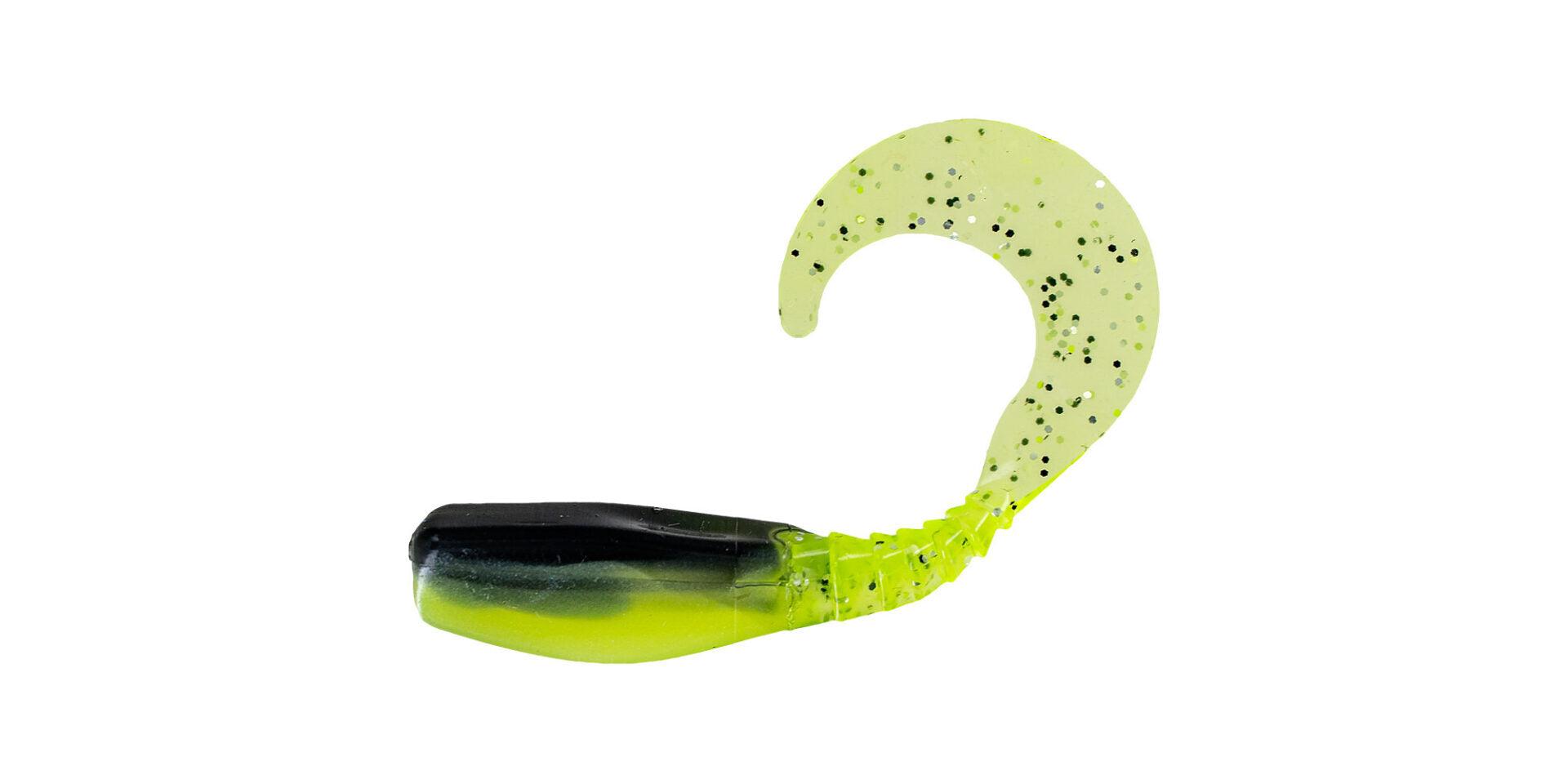 Big Bite 2" Curly Tail Crappie Minnr Chart Shad