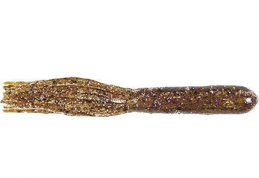 Strike King Coffee Tubes 4.5" Green Pumpkin Purple Gold Flake