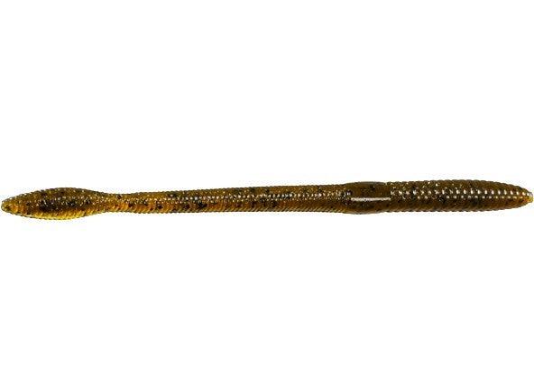 Strike King Finesse Worm 6.5" Green Pumpkin