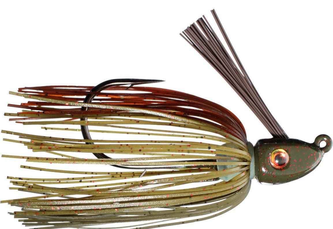 Strike King Hack Attack Heavy Cover Swim Jig Green Pumpkin