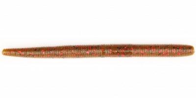 X Zone True Center Stick 5" Green Pumpkin Black and Red Flake
