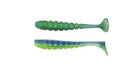 X Zone Lures Pro Series 4" Swammer (Swimbait) Electric Blue Chartreuse 4"