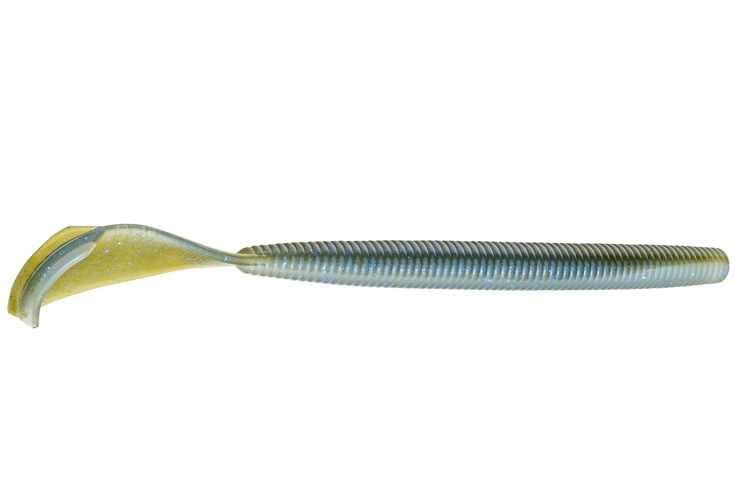 Strike King Rage Magnum Cut-R-Worm 7" Moon Juice