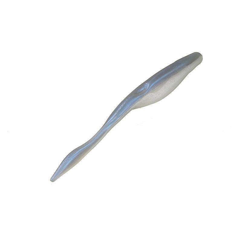 Strike King Caffeine Shad Jr. 4" Pearl blue glimmer belly