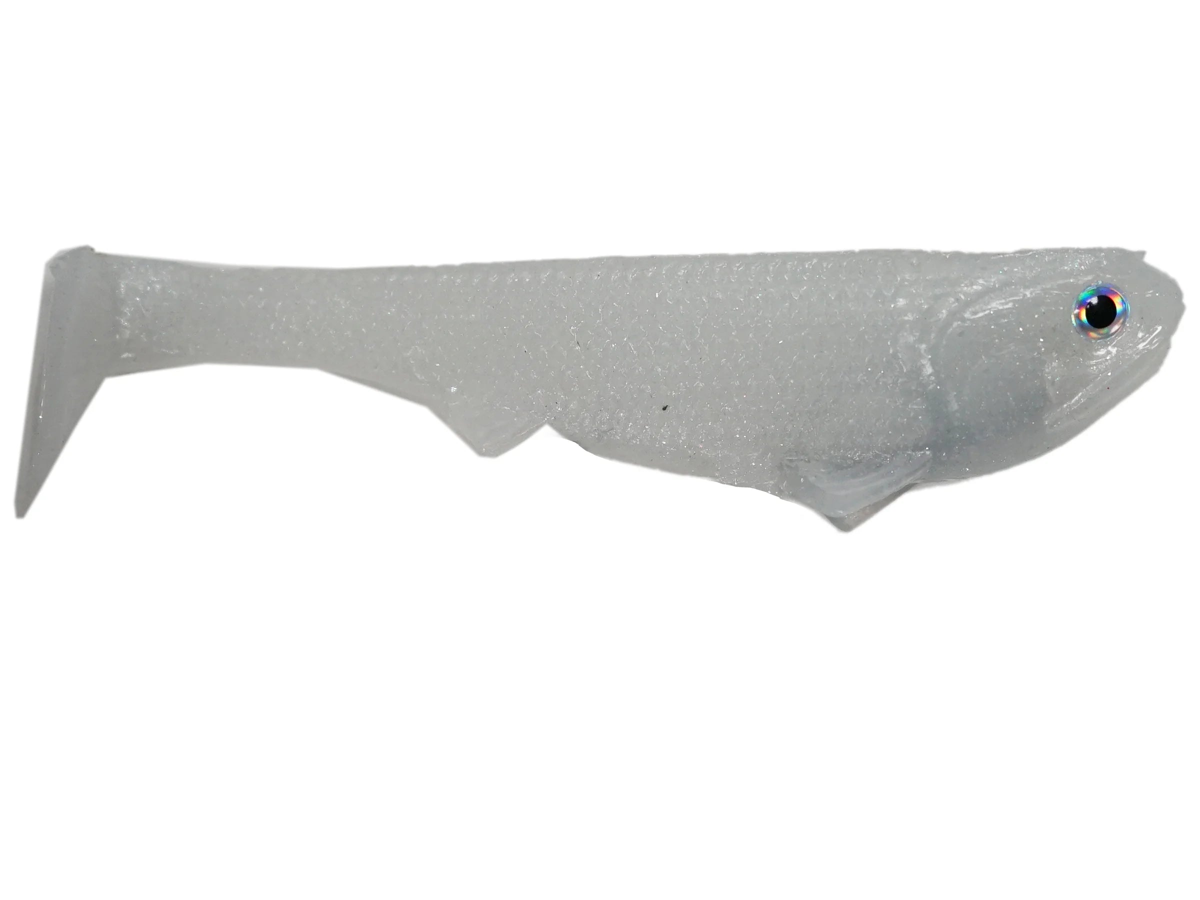 Boom Boom Line Thru Swimbait 6" Pearl White #510 6"