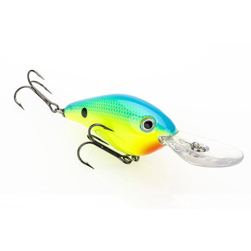 Strike King Pro Model 8XD Powder Blue Back Chartreuse