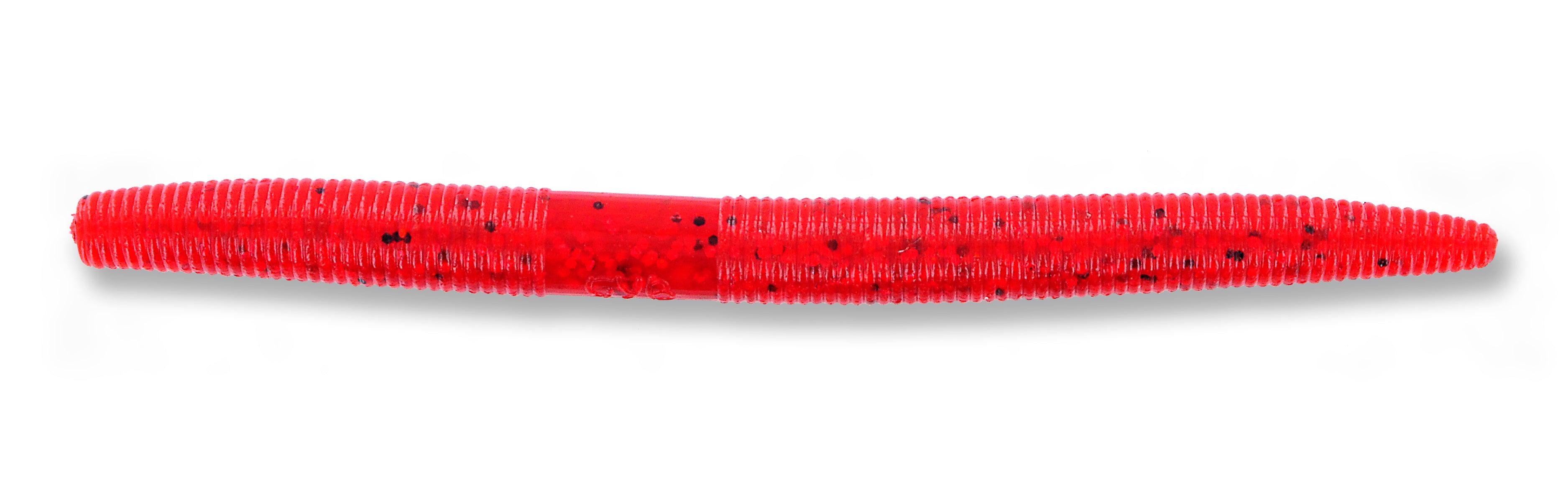 Yamamoto Senko 5” Soft Plastic Stick Bait Red Large Black,Red - 302