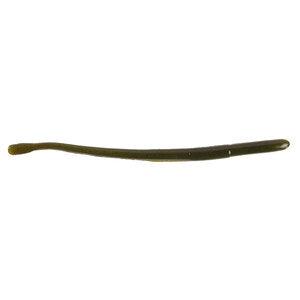 Roboworm Straight Tail 6" Green Neon Pumpkin
