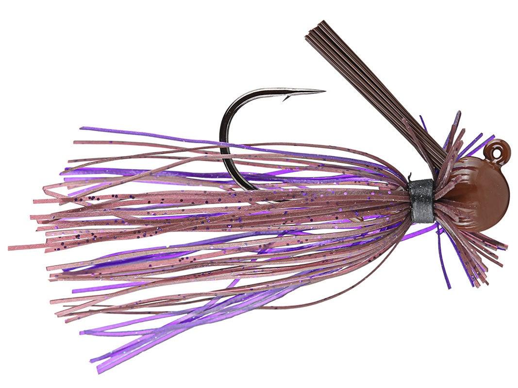 Buckeye Lures G-Man Ballin' Out Jig Cinnamon Purple 3 4oz