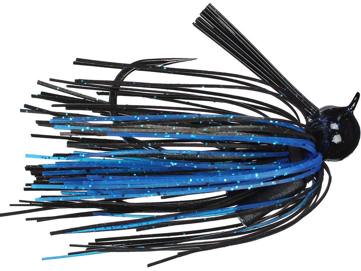 Santone Pro Series Football Jig Black Blue Accent 3 4oz