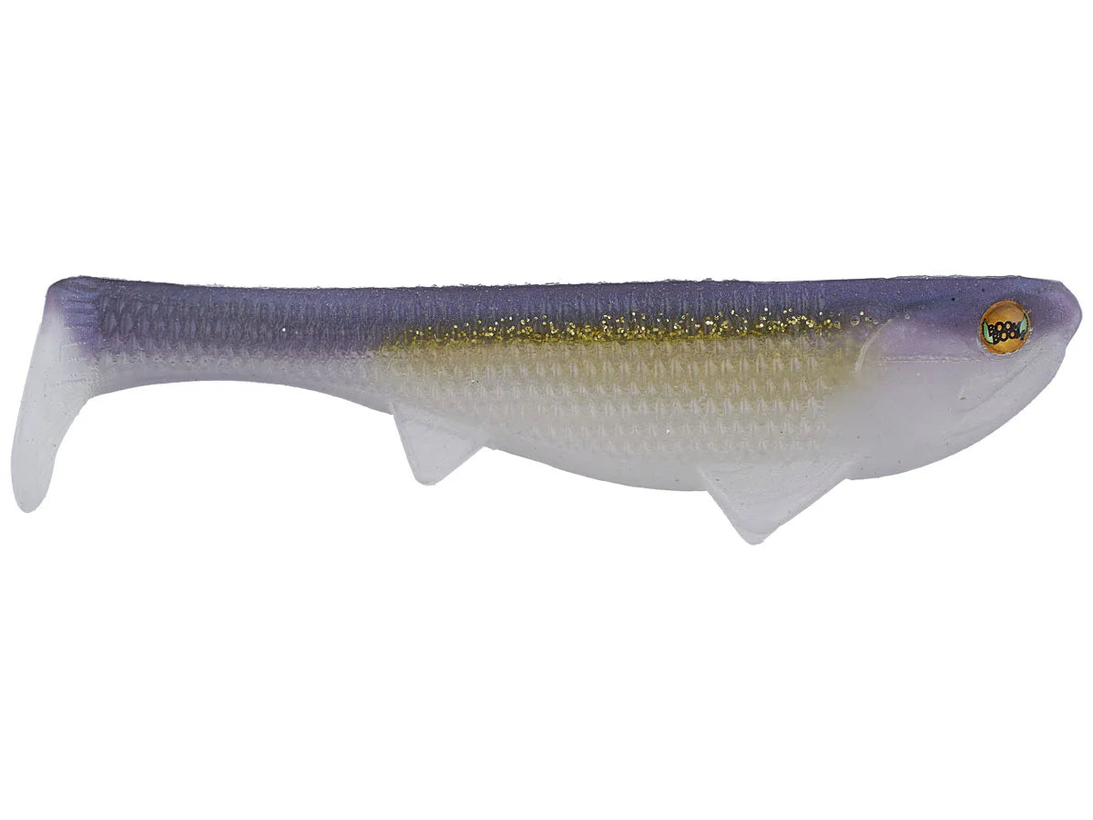 Optimum Baits Baby Boom Weedless Swimbait 4.5" PB Shad #591