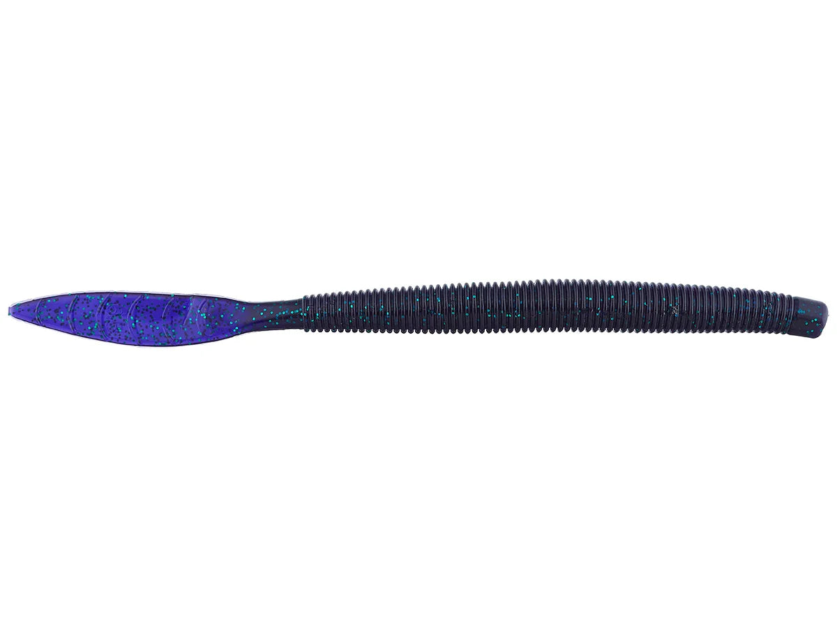 Missile Baits Quiver Worm 6.5" Junebug (D)