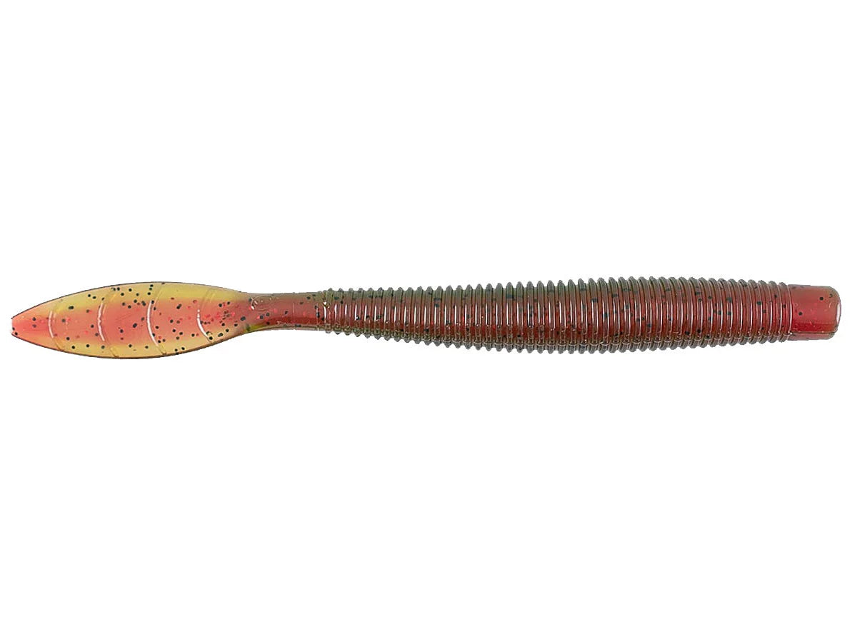 Missile Baits Quiver Worm 6.5" Watermelon Red Core