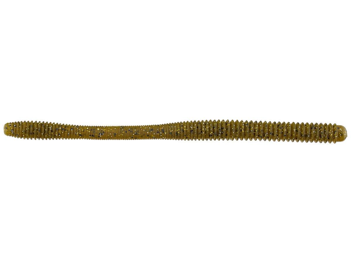 6th Sense Divine Shakey Worm Green Pumpkin Burst 6.3