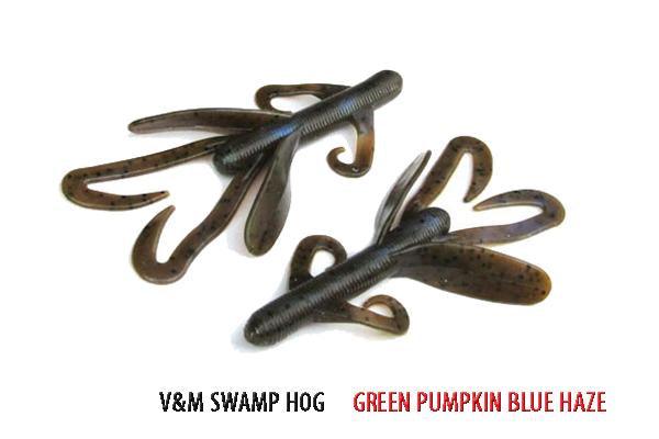 V&M Baby Swamp Hog Green Pumpkin Blue Haze