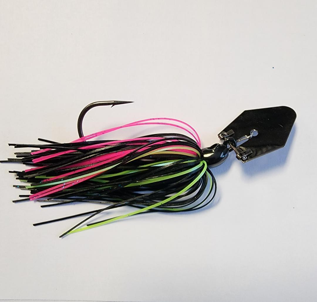 Queen Tackle Tungsten Switch Blade Jig Pink Panther