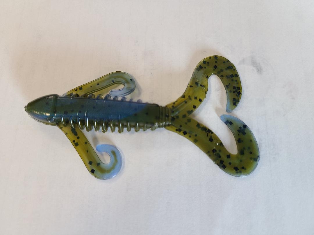 V&M J-Bug Green Pumpkin Blue Swirl