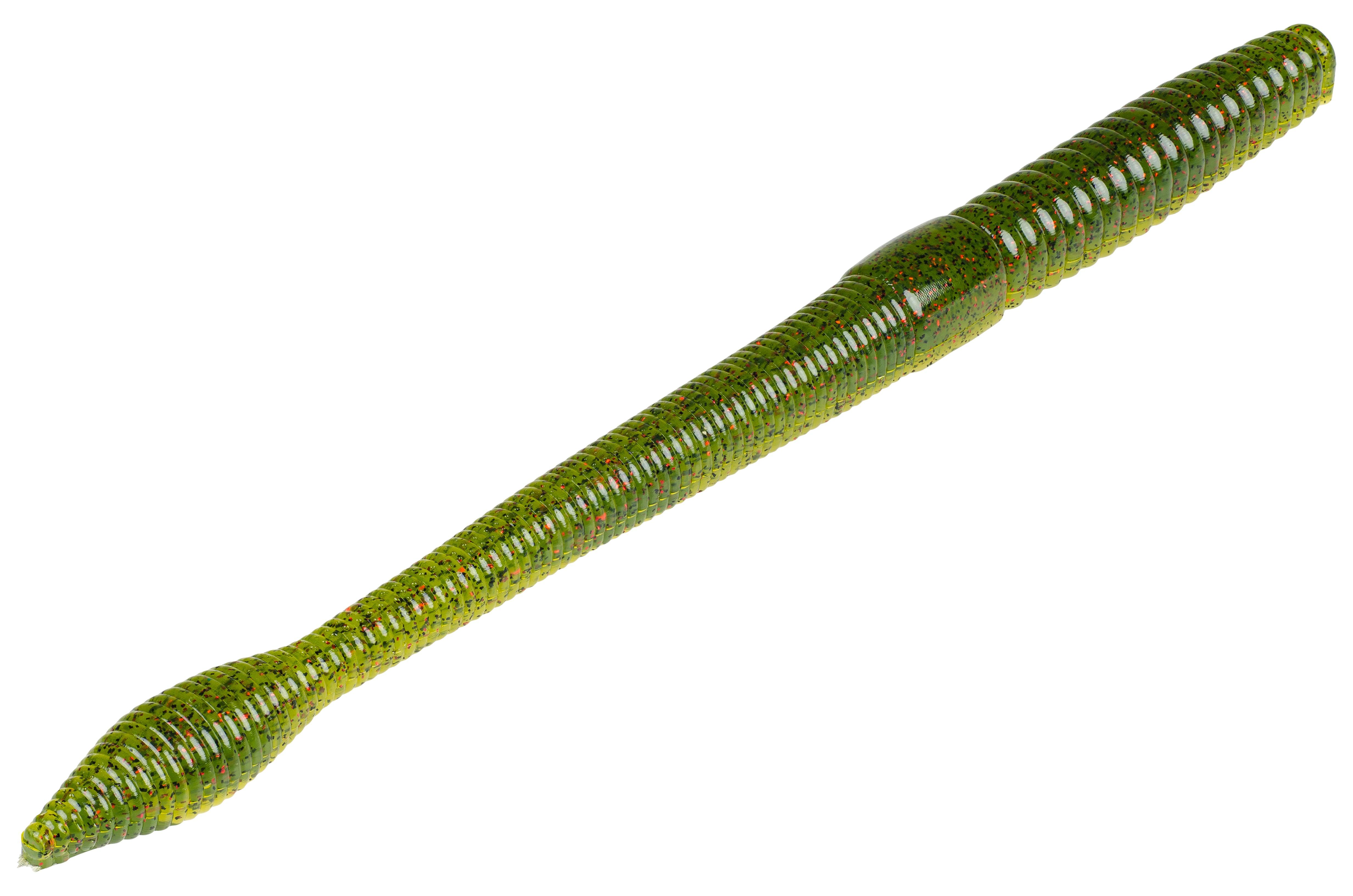 Strike King Bullworm 10" Watermelon Red Flake