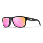 Wiley X Sunglasses WX Ovation Matte Black Captivate Pol Rose Gold Mirror