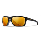 Wiley X Sunglasses WX Kingpin Matte Black Captivate Pol Bronze Mirror