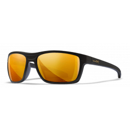 Wiley X Sunglasses WX Kingpin Matte Black Captivate Pol Bronze Mirror
